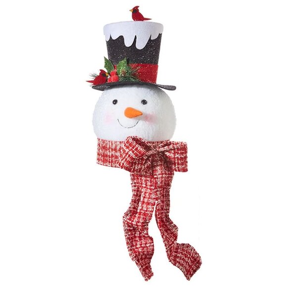 NEW Raz Imports Mister Snowman 16" Snowman Tree Topper - Picture 1 of 1